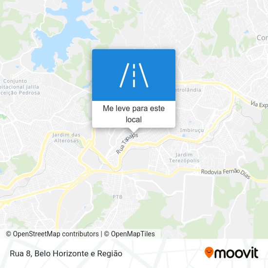 Rua 8 mapa