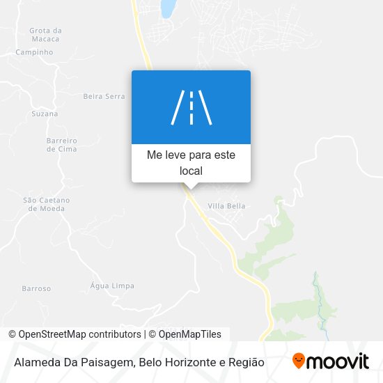 Alameda Da Paisagem mapa