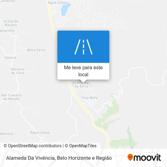 Alameda Da Vivência mapa