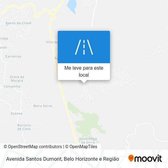 Avenida Santos Dumont mapa