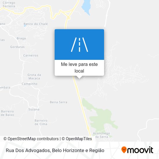 Rua Dos Advogados mapa