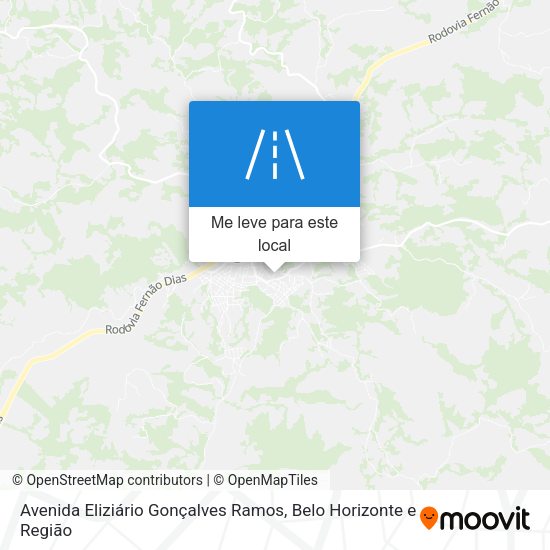Avenida Eliziário Gonçalves Ramos mapa