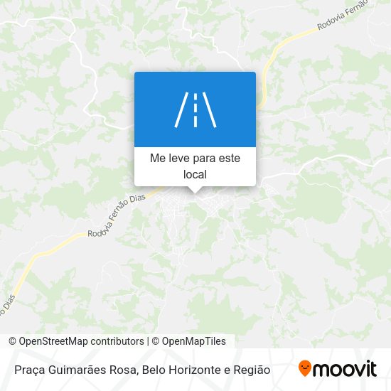 Praça Guimarães Rosa mapa