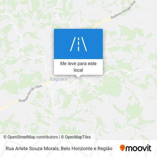 Rua Arlete Souza Morais mapa