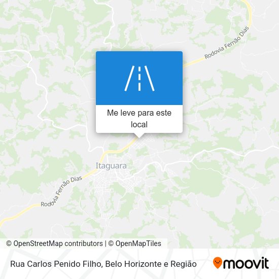 Rua Carlos Penido Filho mapa