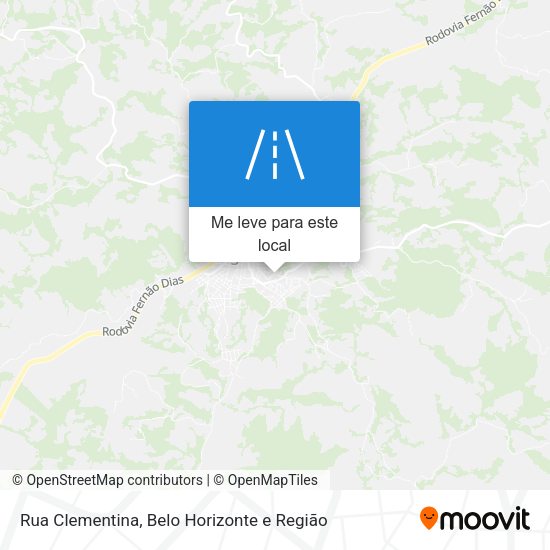Rua Clementina mapa