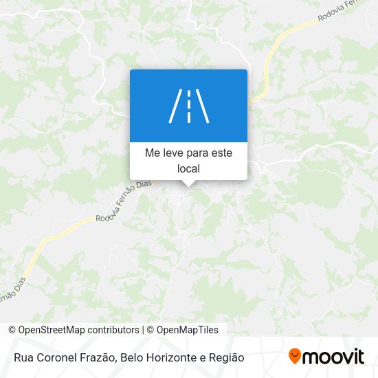 Rua Coronel Frazão mapa