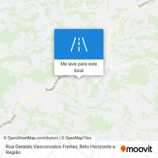 Rua Geraldo Vasconcelos Freitas mapa