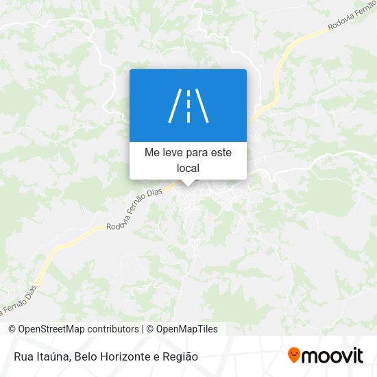 Rua Itaúna mapa