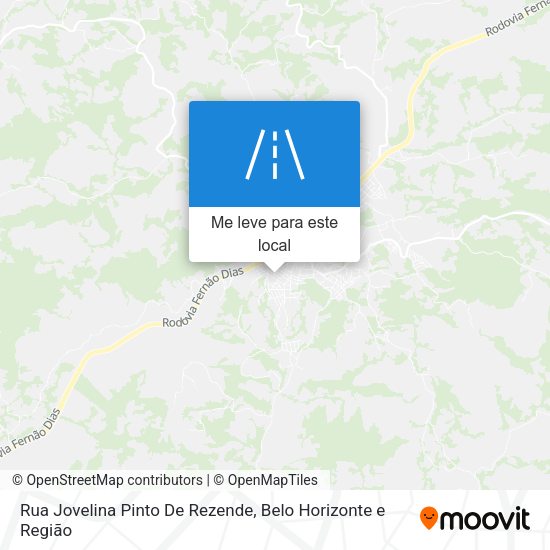 Rua Jovelina Pinto De Rezende mapa