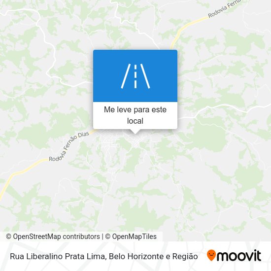 Rua Liberalino Prata Lima mapa