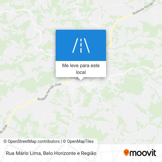 Rua Mário Lima mapa
