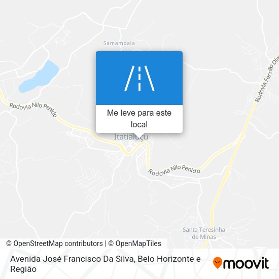 Avenida José Francisco Da Silva mapa