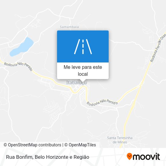Rua Bonfim mapa