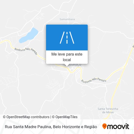 Rua Santa Madre Paulina mapa