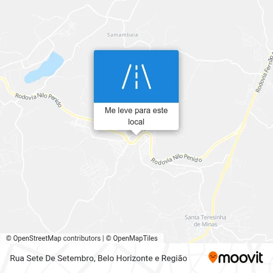 Rua Sete De Setembro mapa