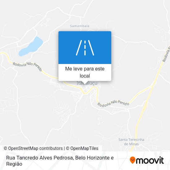 Rua Tancredo Alves Pedrosa mapa