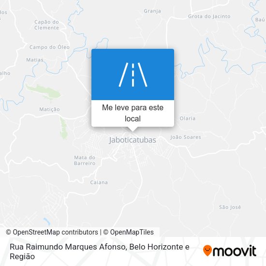 Rua Raimundo Marques Afonso mapa