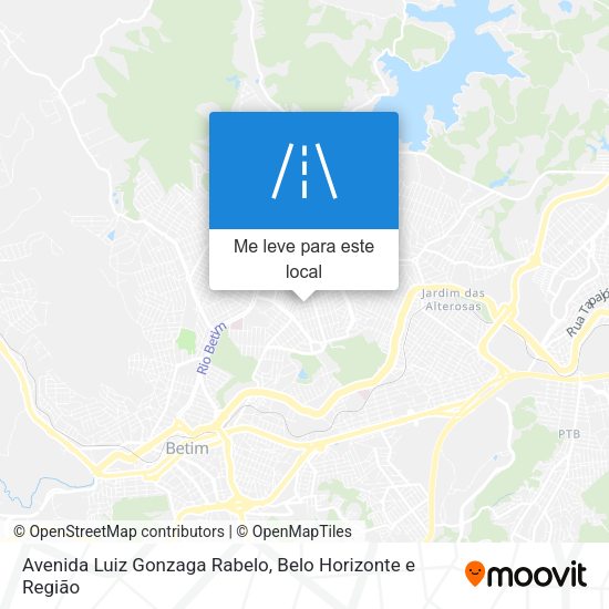 Avenida Luiz Gonzaga Rabelo mapa
