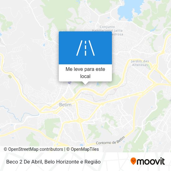 Beco 2 De Abril mapa
