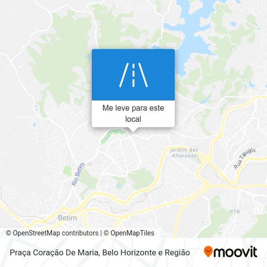 Praça Coração De Maria mapa