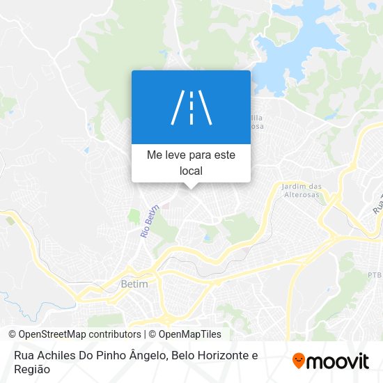 Rua Achiles Do Pinho Ângelo mapa