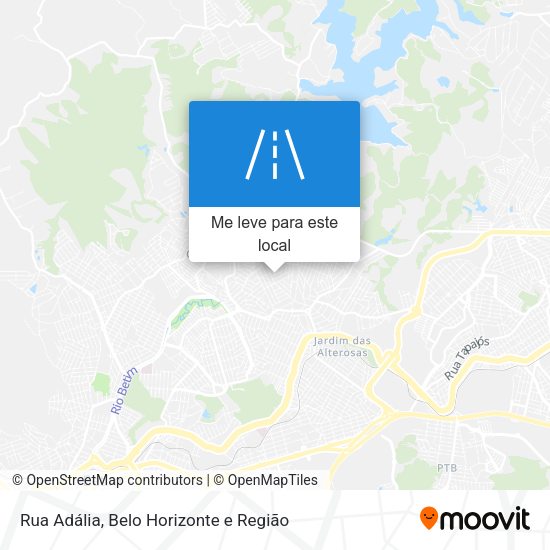 Rua Adália mapa