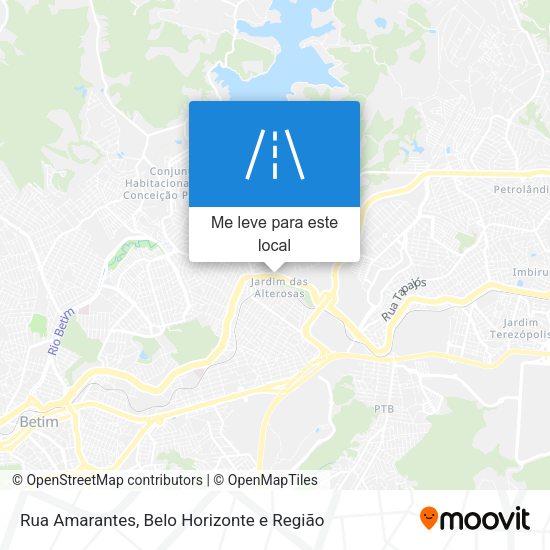 Rua Amarantes mapa