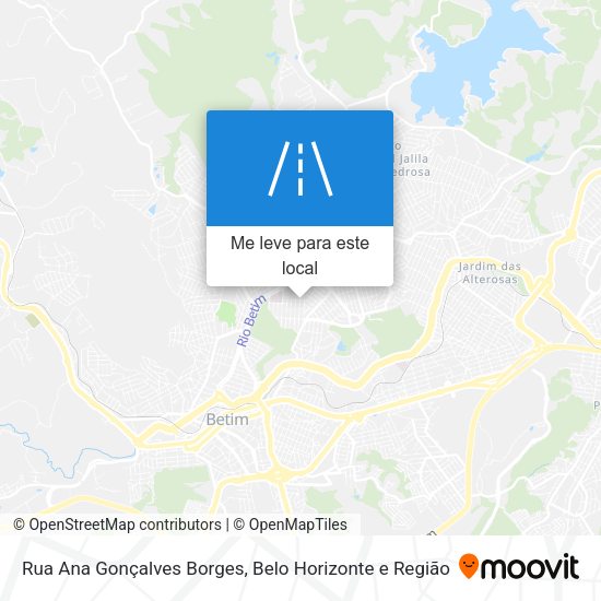 Rua Ana Gonçalves Borges mapa