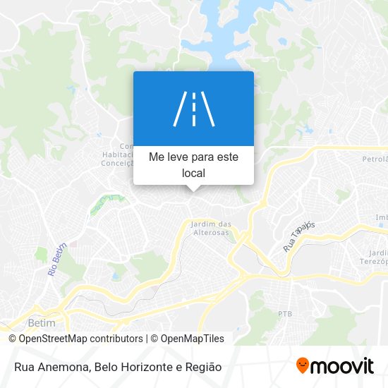 Rua Anemona mapa
