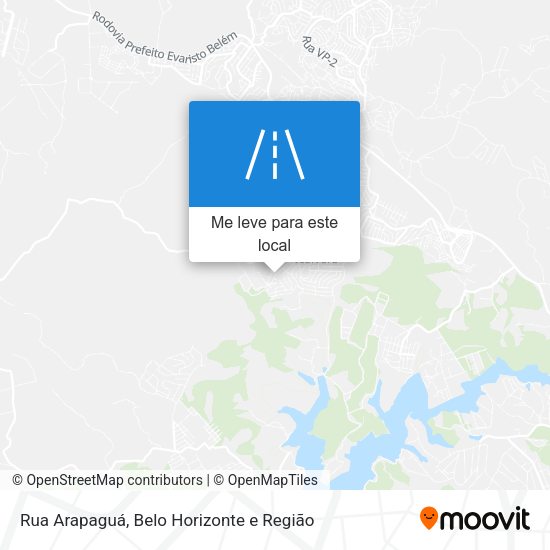 Rua Arapaguá mapa