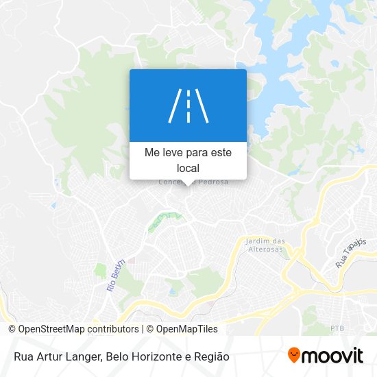 Rua Artur Langer mapa