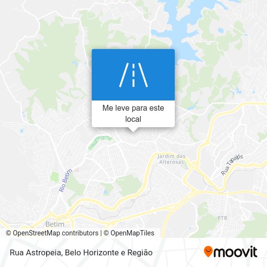 Rua Astropeia mapa