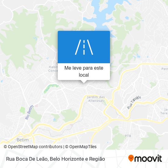 Rua Boca De Leão mapa