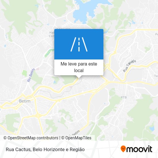 Rua Cactus mapa