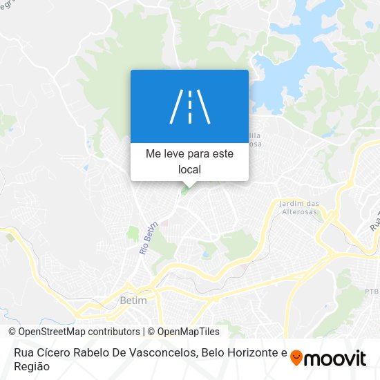 Rua Cícero Rabelo De Vasconcelos mapa