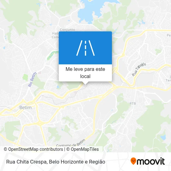 Rua Chita Crespa mapa