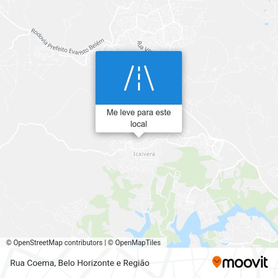 Rua Coema mapa