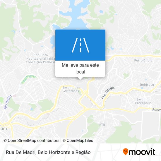 Rua De Madri mapa