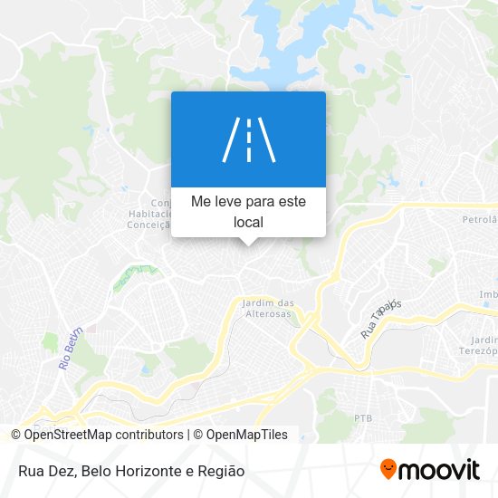 Rua Dez mapa