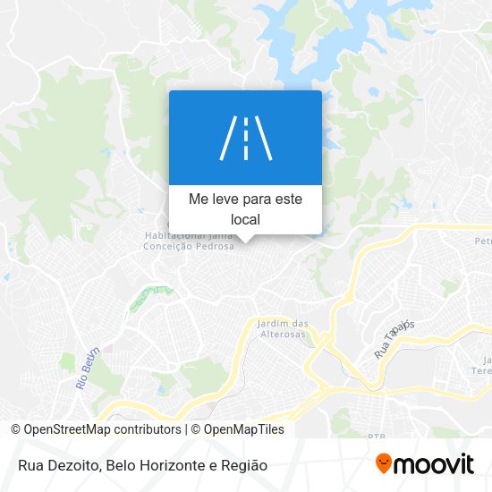 Rua Dezoito mapa