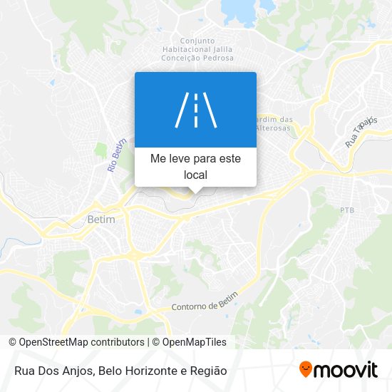 Rua Dos Anjos mapa