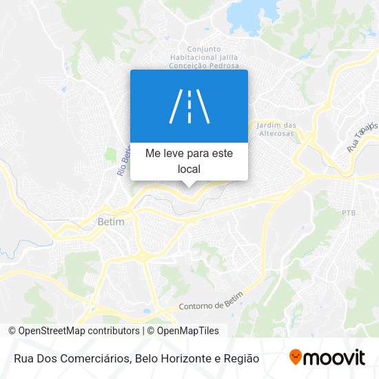 Rua Dos Comerciários mapa