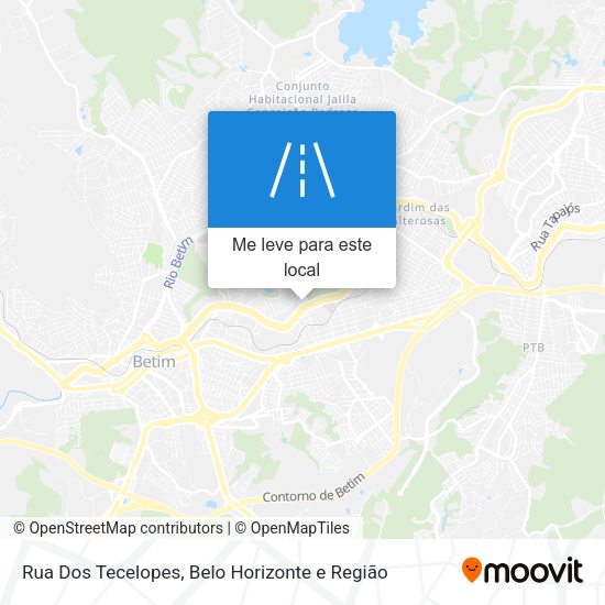 Rua Dos Tecelopes mapa