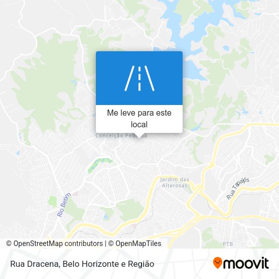 Rua Dracena mapa