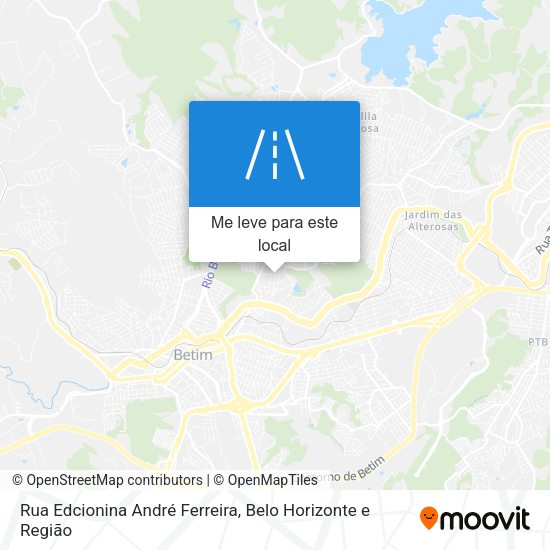 Rua Edcionina André Ferreira mapa