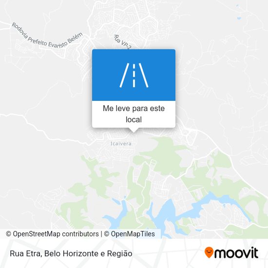 Rua Etra mapa