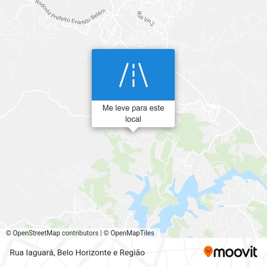 Rua Iaguará mapa