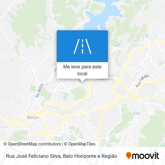 Rua José Feliciano Silva mapa
