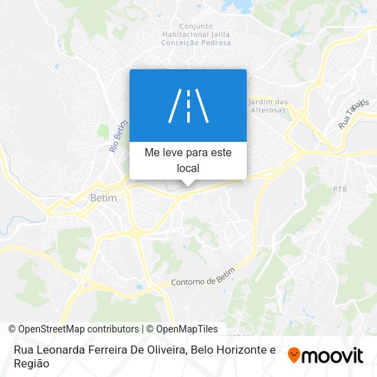 Rua Leonarda Ferreira De Oliveira mapa